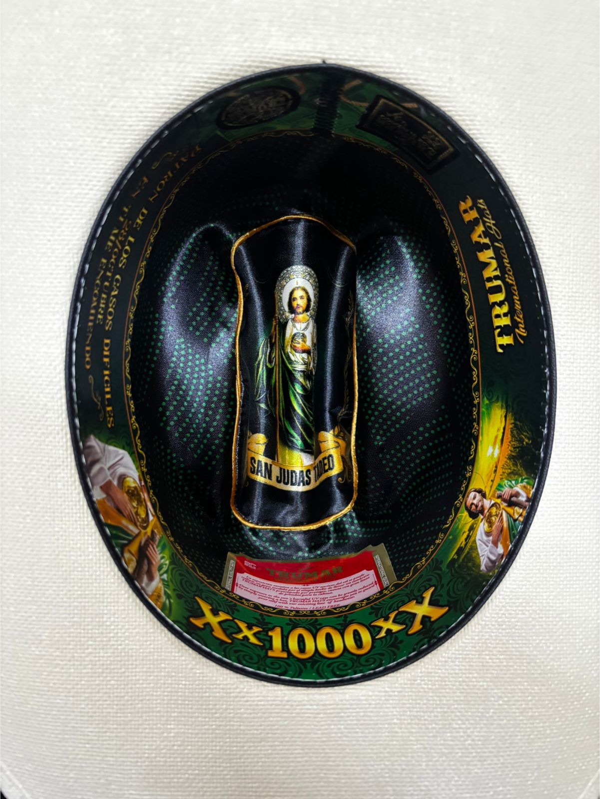 Sombrero Vaquero Telar 1000x Edición San Judas Tadeo Refaldeo Malboro