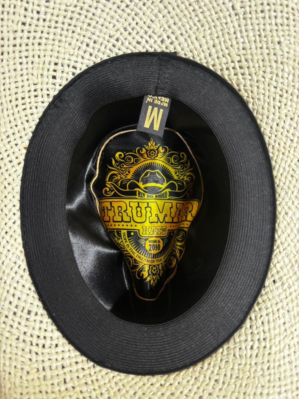 Sombrero Para Playa Twister color beige Toquilla color mixto